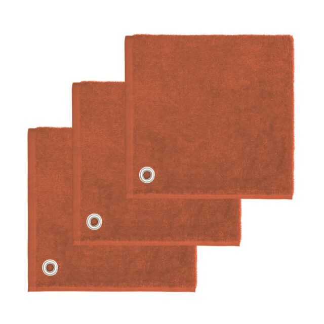 LOT DE 3 TORCHONS EPONGE OEILLET CARRE AMAIA