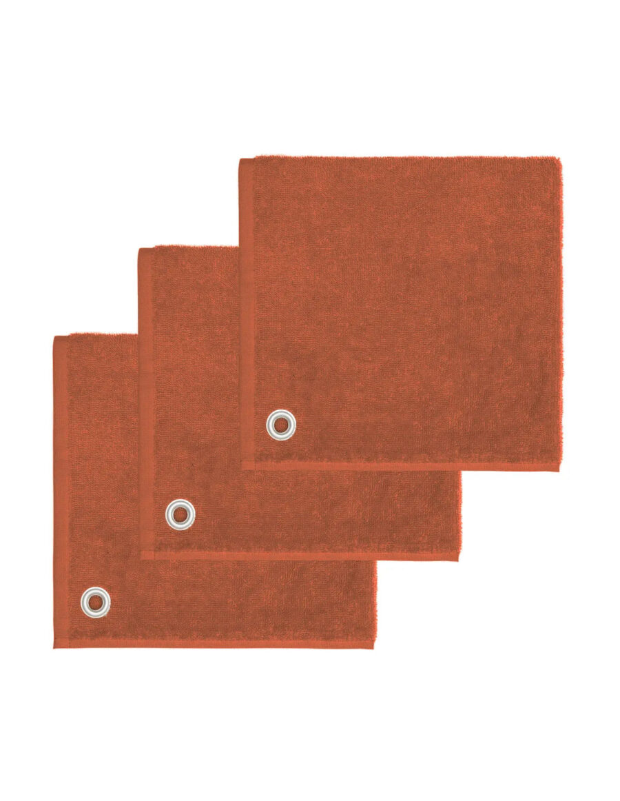 LOT DE 3 TORCHONS EPONGE OEILLET CARRE AMAIA