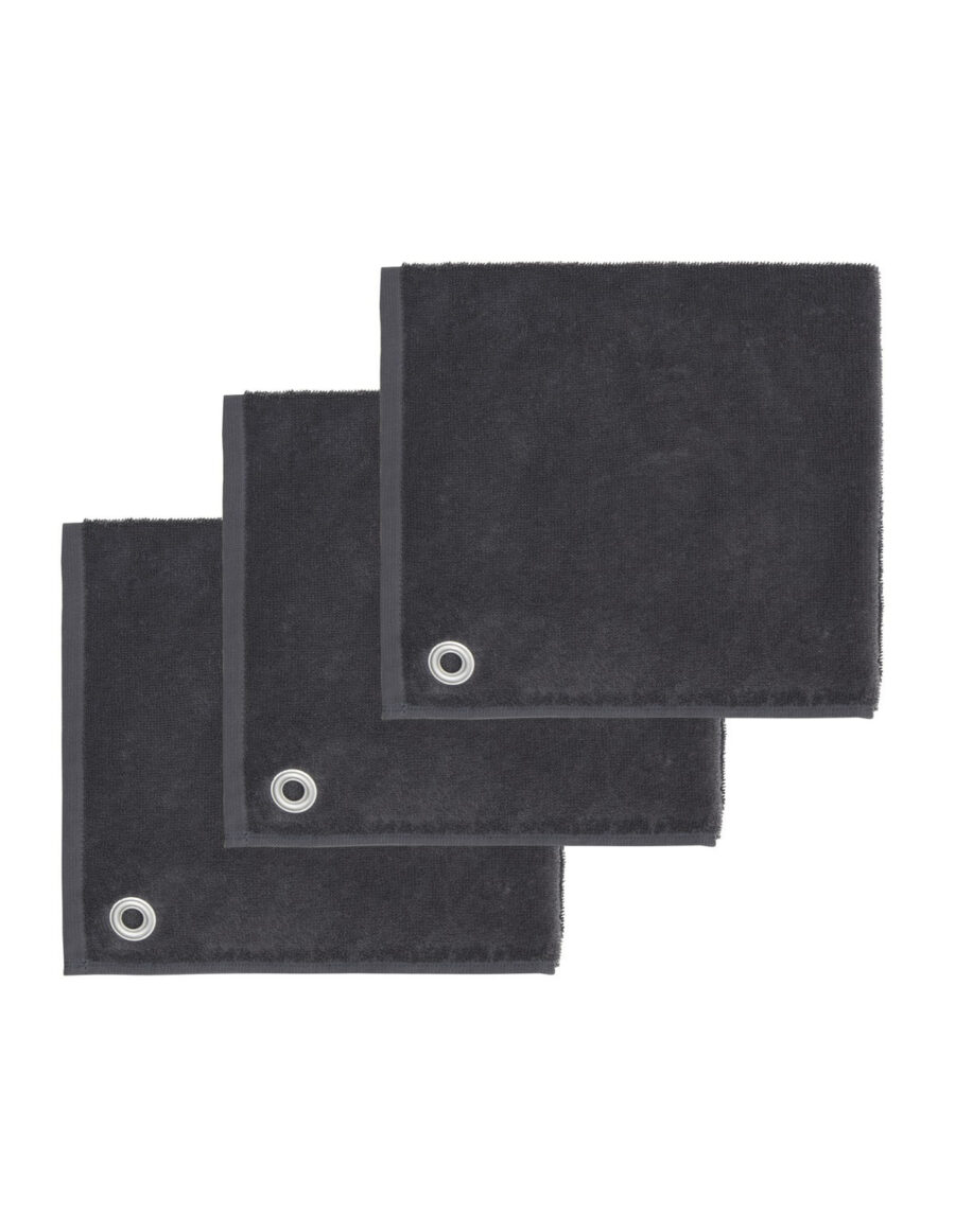 LOT DE 3 TORCHONS EPONGE OEILLET CARRE AMAIA
